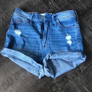 High Waist Denim Shorts